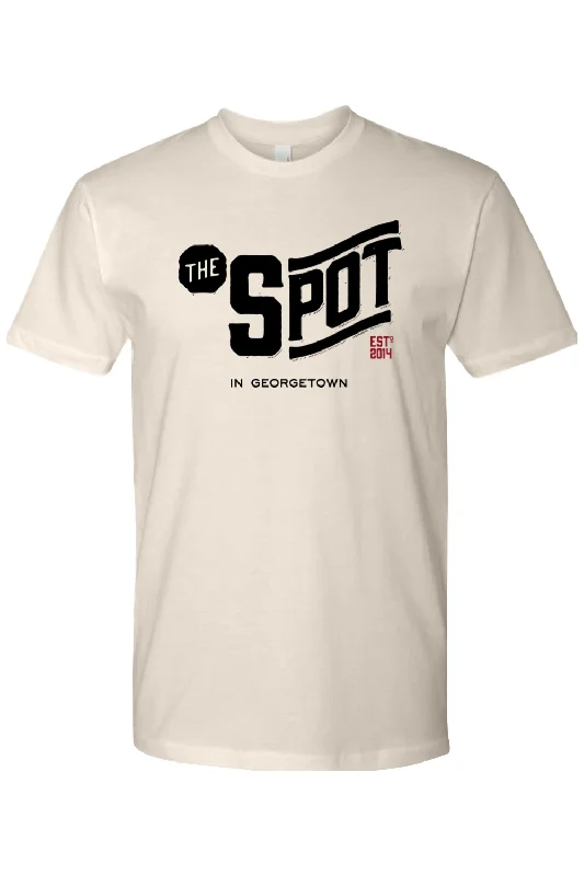 Men's mock - neck t - shirts with a modern and sleek styleThe Spot Georgetown Unisex Cotton T-Shirt
