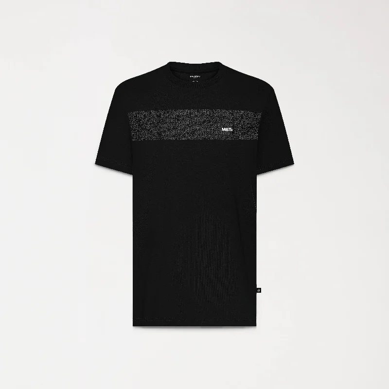 Men's UV - protection t - shirts for outdoor activities in the sunWINDSOR T-SHIRT MEN BLACK