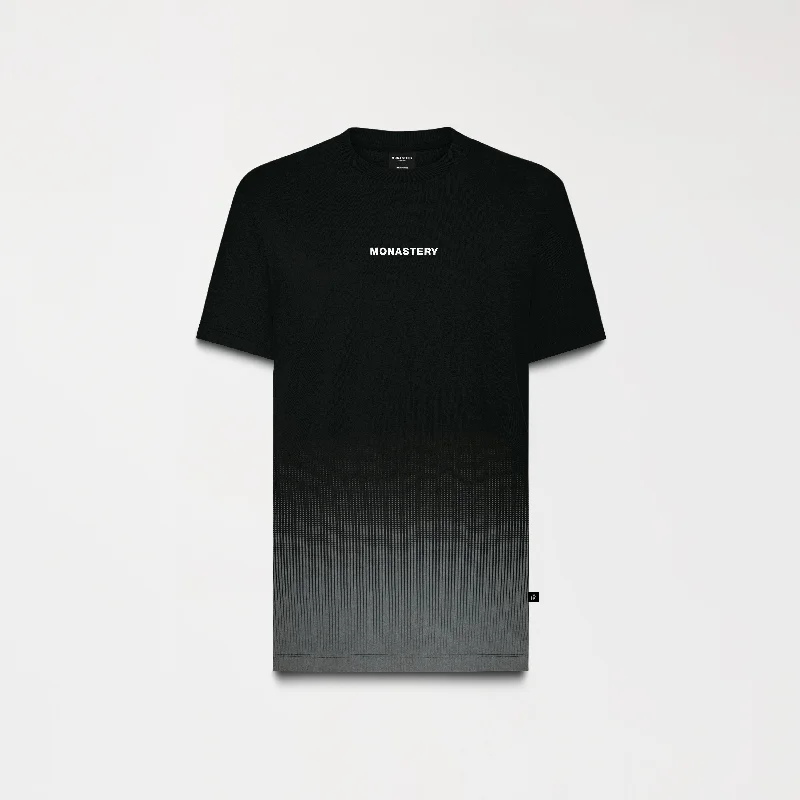 Men's tie - dye t - shirts with a bohemian styleBERTHELOT T-SHIRT MEN BLACK