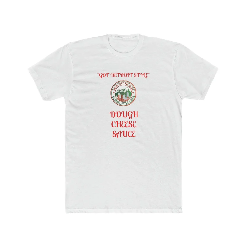 Men's thermal t - shirts with a high - neck design for cold weatherRock City Unisex Cotton Crew Tee