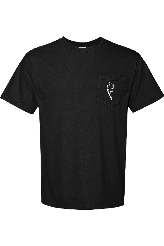 Men's plus - size pocket t - shirts with a classic lookREV Burger Comfort Colors Short Sleeve Pocket Shirt