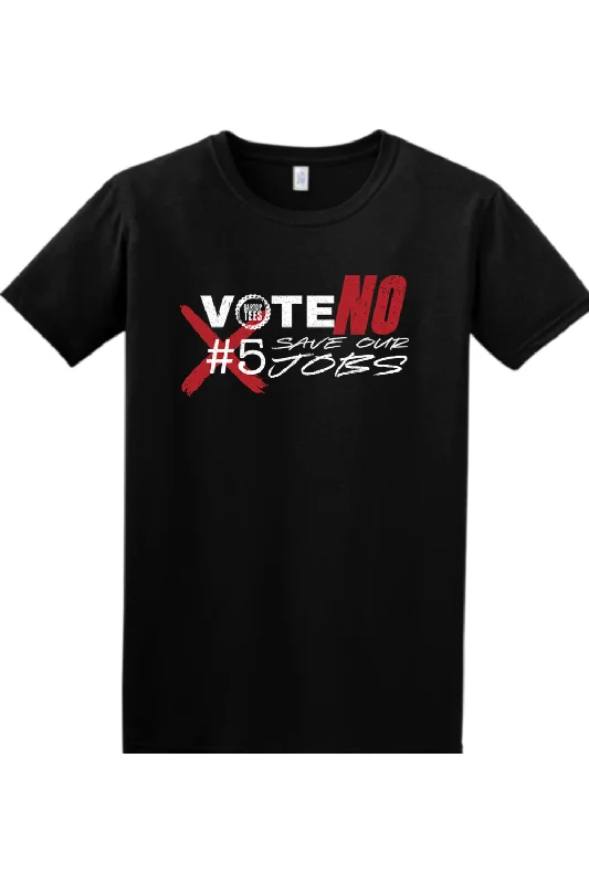 Men's lightweight performance t - shirts for running marathonsVote No on #5 Massachusetts T-Shirt - Unisex
