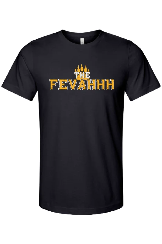 Men's mock - neck t - shirts with a modern and sleek styleThe Fevahhh Boston Hockey Unisex T-Shirt