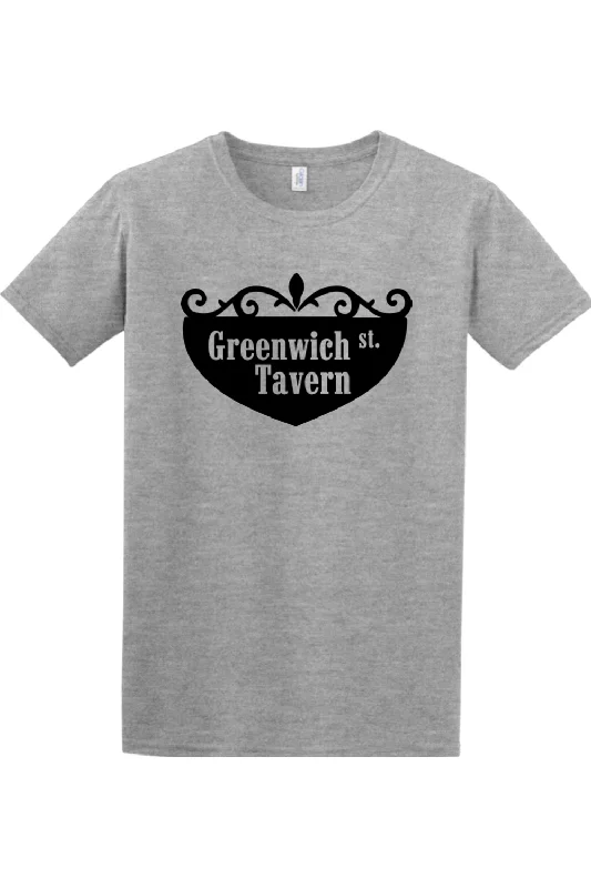 Men's slim - fit graphic t - shirts with vintage rock band printsGreenwich Street Tavern Classic Crest T-Shirt