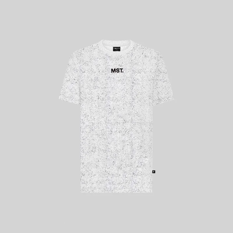 Men's mock - neck t - shirts with a modern and sleek styleCORENTIN T-SHIRT MEN WHITE