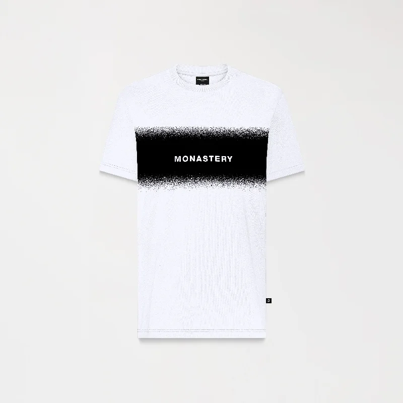 Men's lightweight performance t - shirts for running marathonsEZRA T-SHIRT MEN WHITE
