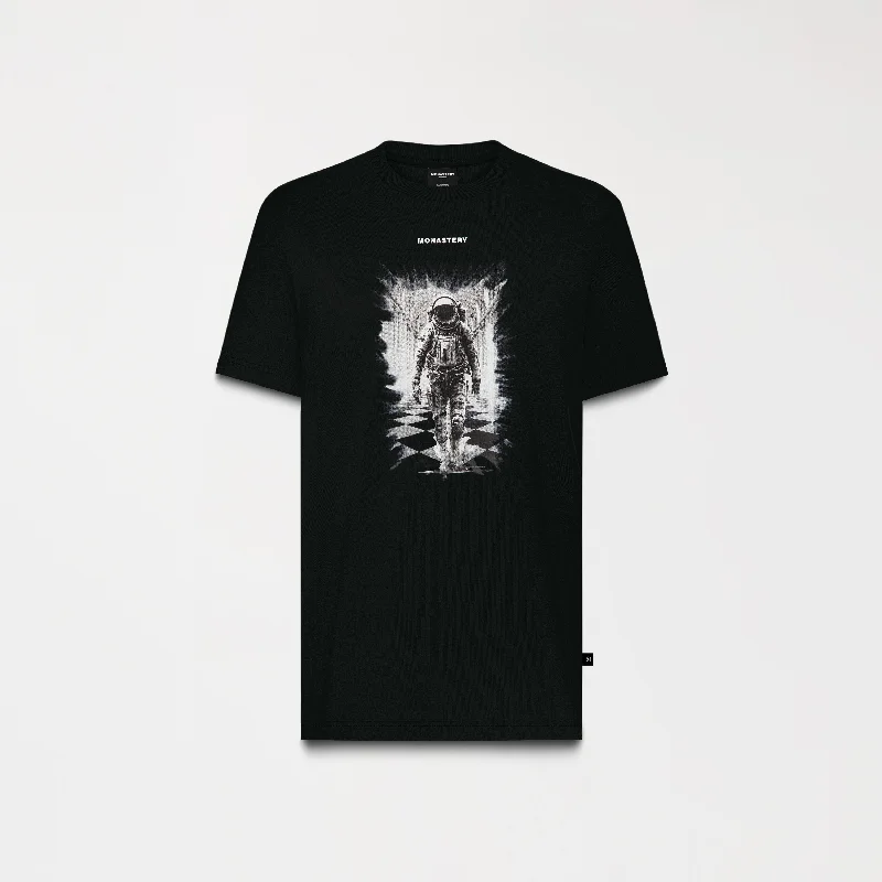 Men's mock - neck t - shirts with a modern and sleek styleARNSTEY T-SHIRT MEN BLACK