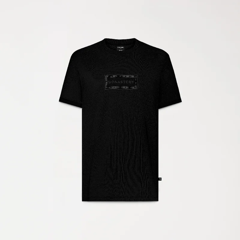 Men's distressed denim - look t - shirts with a rugged appealTYRION T-SHIRT MEN BLACK