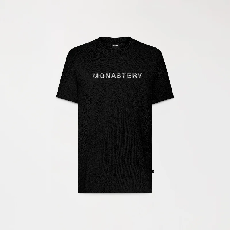 Men's thermal t - shirts with a high - neck design for cold weatherMARBRER T-SHIRT MEN BLACK