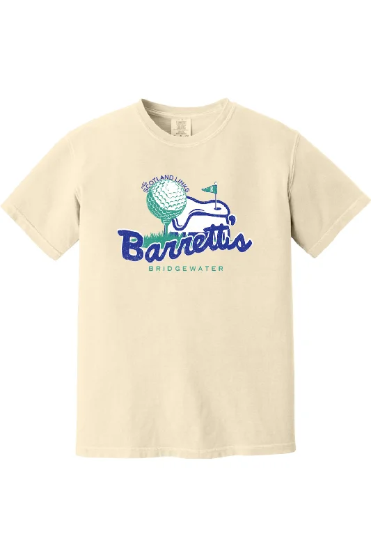 Men's short - sleeve linen t - shirts for summer beach outingsBarrett's Olde Scotland Links Comfort Colors T-Shirt