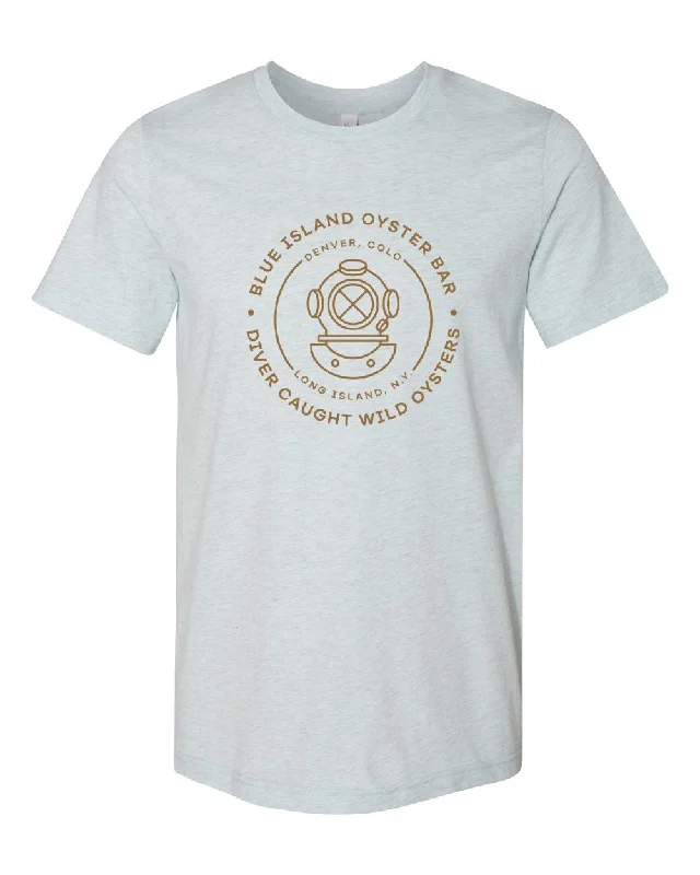 Men's organic cotton crew - neck t - shirts for everyday comfortBlue Island Get Shucked Tee