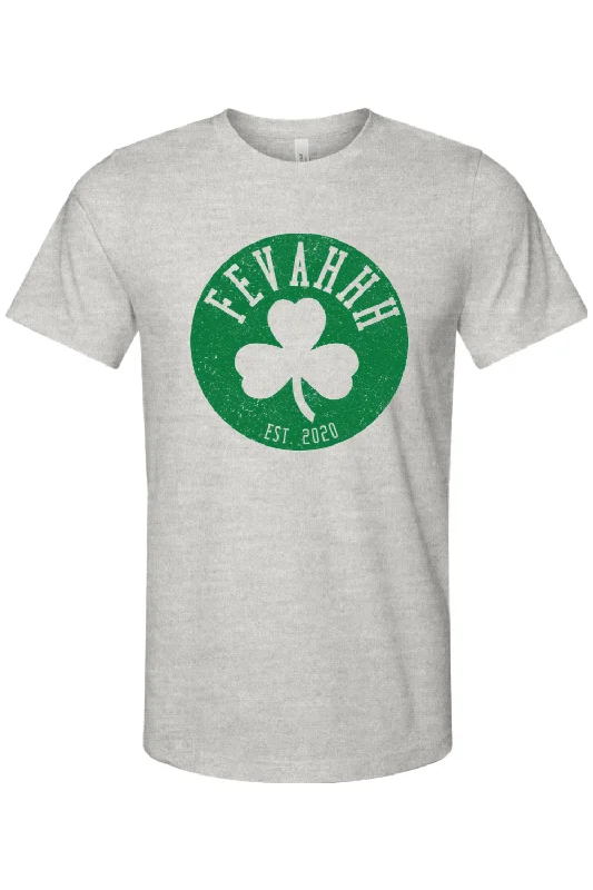 Men's smart - casual checkered t - shirts for semi - formal occasionsThe Fevahhh Boston Clover - Unisex Cotton T-Shirt - Adult