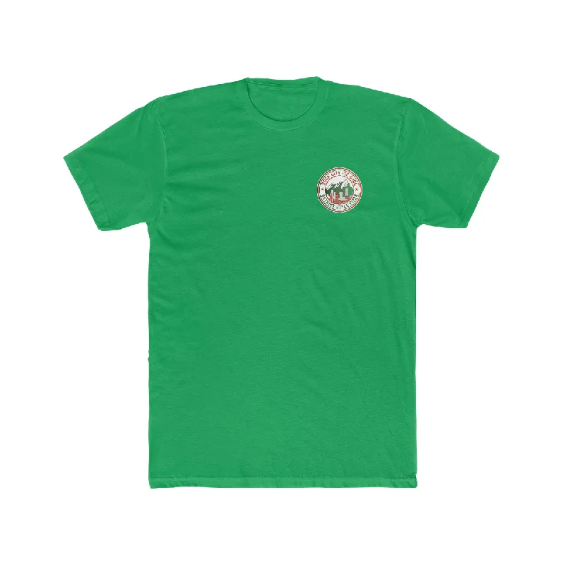 Men's ribbed t - shirts with a textured finish for added styleRock City Unisex Cotton Crew Tee