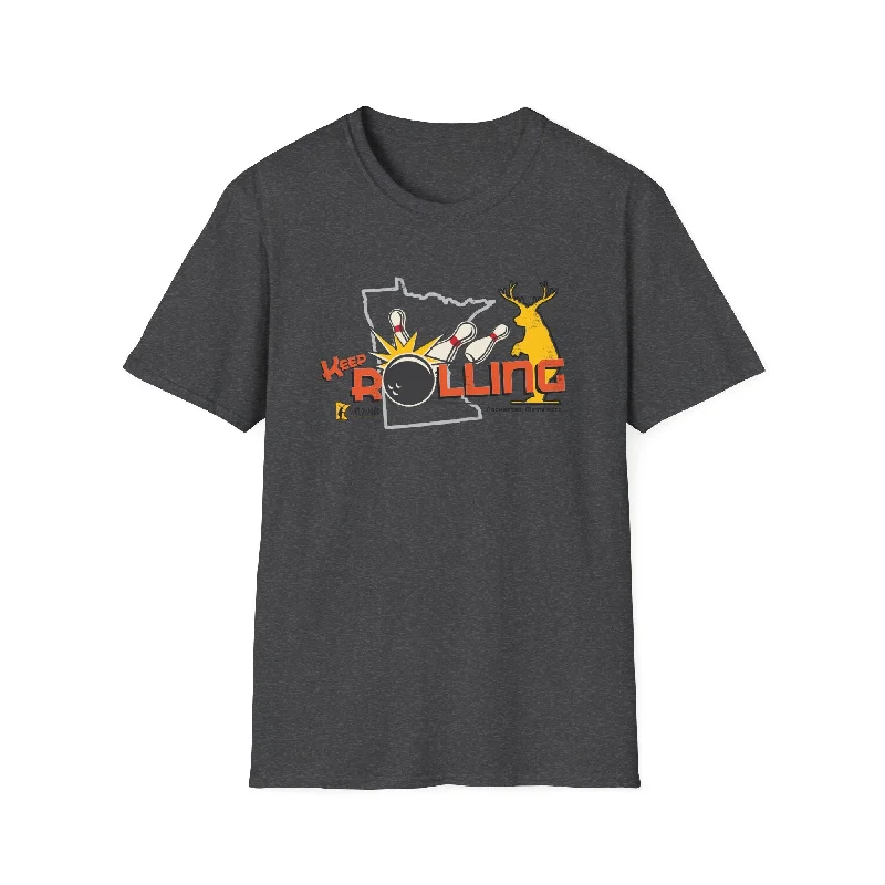 Men's distressed denim - look t - shirts with a rugged appealWildwood Keep Rolling T-shirt