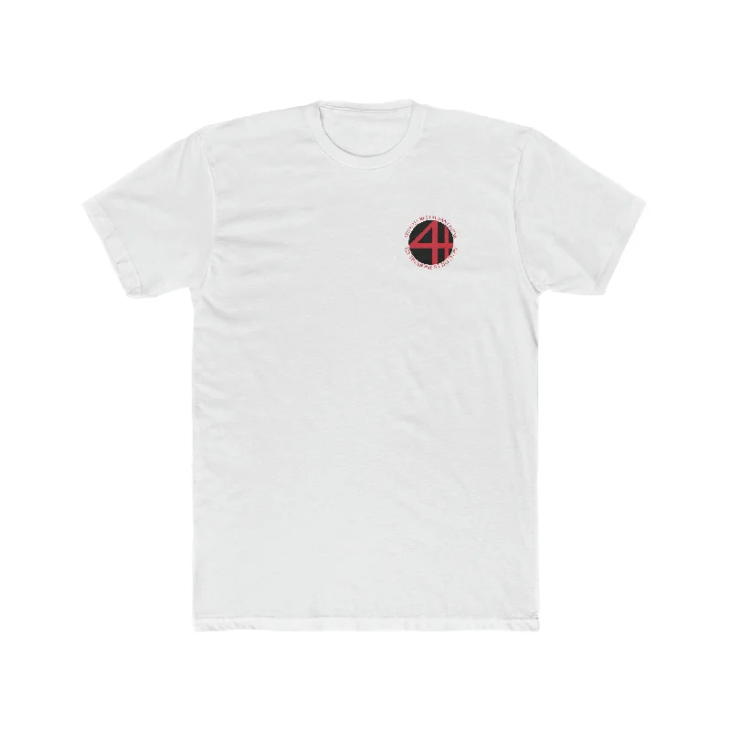 Men's smart - casual checkered t - shirts for semi - formal occasions4th Wall The Wall Cotton Crew Tee