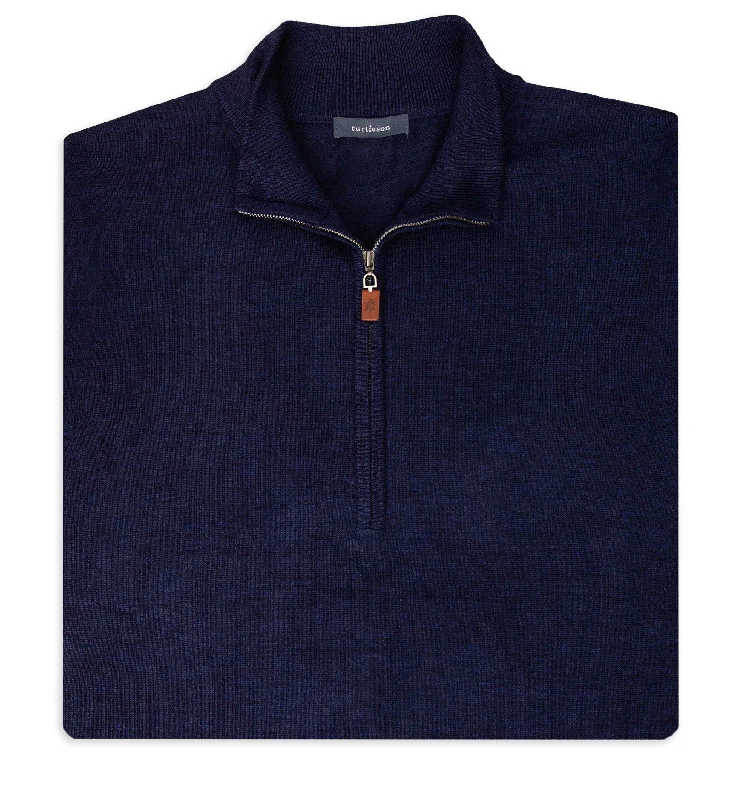 Merino Quarter-Zip Vest