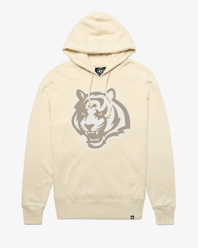 Hooded men sweatshirt with a drawstring closure CINCINNATI BENGALS IMPRINT '47 HEADLINE HOOD