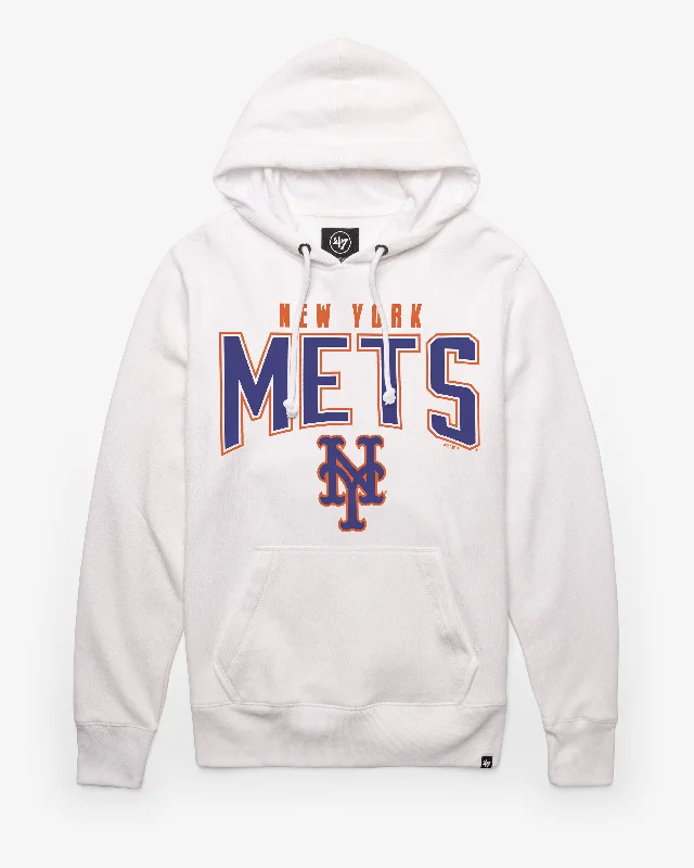 Christmas - themed men sweatshirt for the holiday season NEW YORK METS TEAM ELEMENTS ARCH '47 HEADLINE HOOD