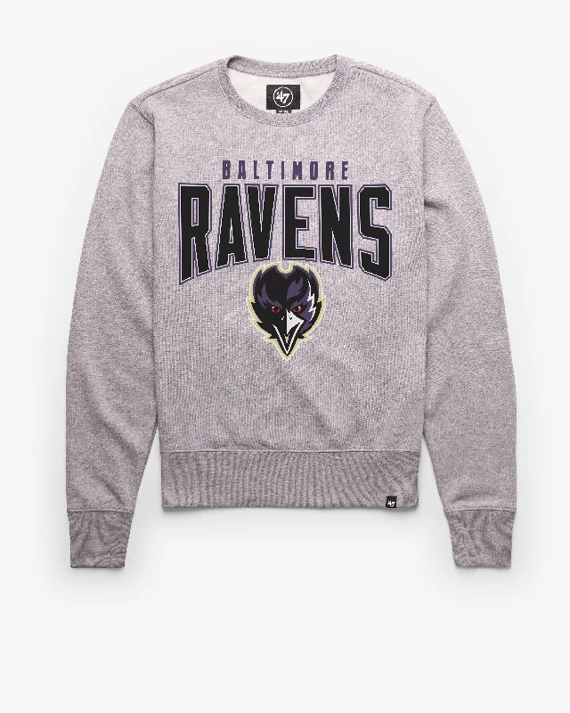 Striped men sweatshirt with a nautical theme BALTIMORE RAVENS TEAM ELEMENTS ARCH '47 HEADLINE CREW
