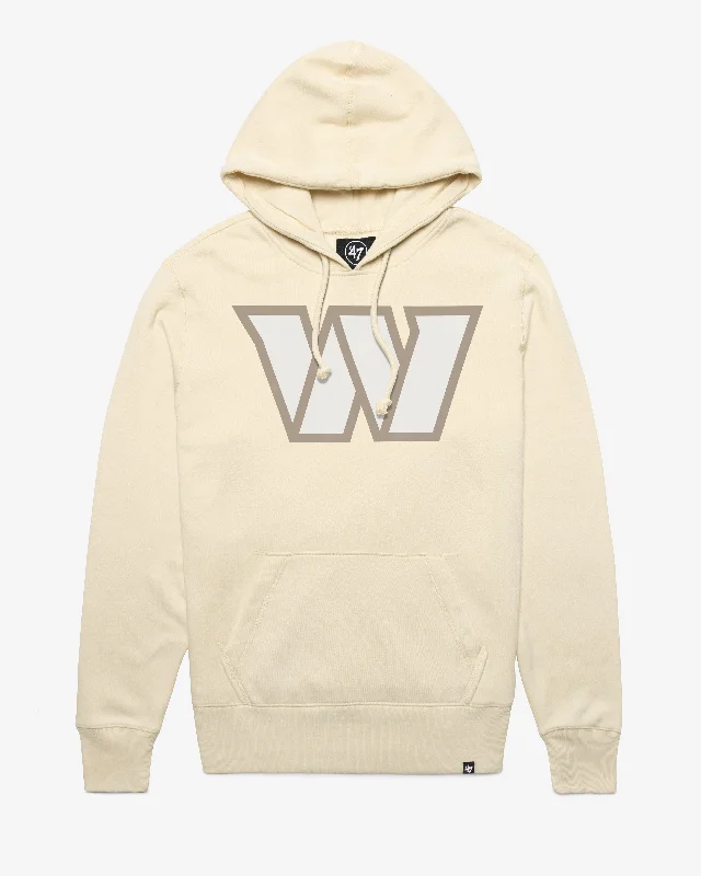 V - neck men sweatshirt for a unique look WASHINGTON COMMANDERS IMPRINT '47 HEADLINE HOOD