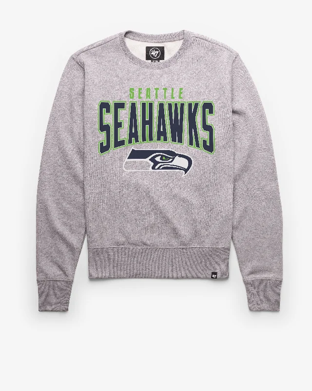 Slim - fit men sweatshirt to show off your physique SEATTLE SEAHAWKS TEAM ELEMENTS ARCH '47 HEADLINE CREW