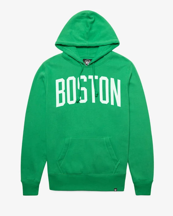 Oversized men sweatshirt for a relaxed fit BOSTON CELTICS WORDMARK '47 HEADLINE HOOD