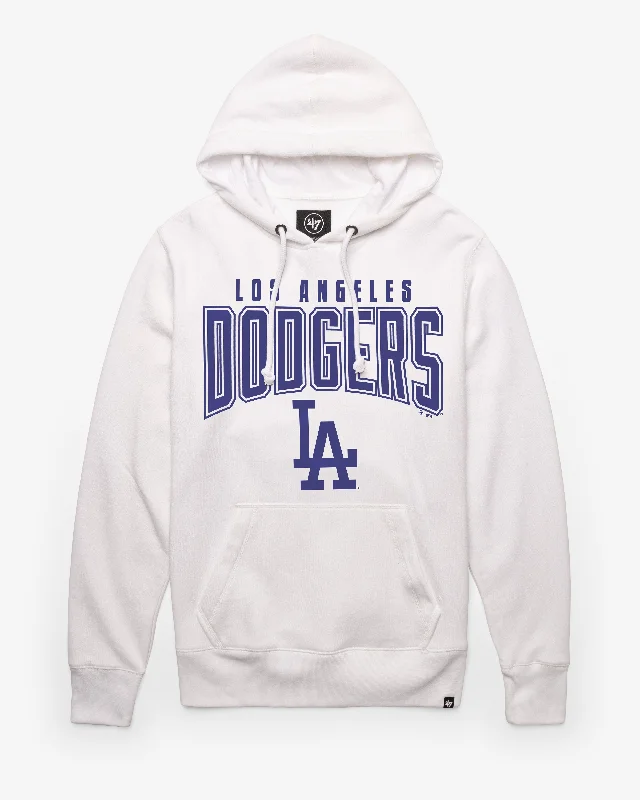 Men sweatshirt for outdoor adventures like hiking LOS ANGELES DODGERS TEAM ELEMENTS ARCH '47 HEADLINE HOOD