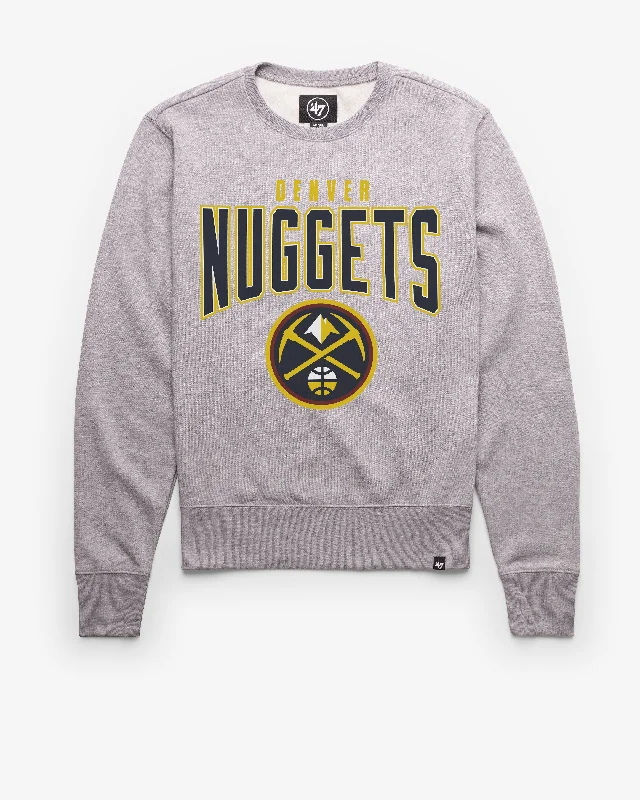Christmas - themed men sweatshirt for the holiday season DENVER NUGGETS TEAM ELEMENTS ARCH '47 HEADLINE CREW