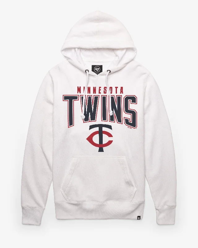 Men sweatshirt with a pocket for convenience MINNESOTA TWINS TEAM ELEMENTS ARCH '47 HEADLINE HOOD
