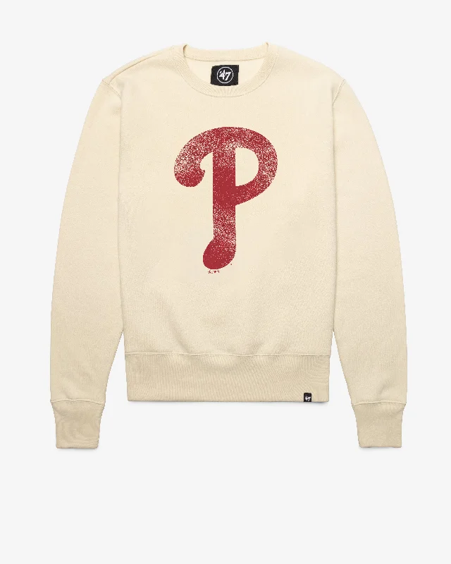 Thermal men sweatshirt for cold - weather activities PHILADELPHIA PHILLIES D IMPRINT '47 HEADLINE CREW