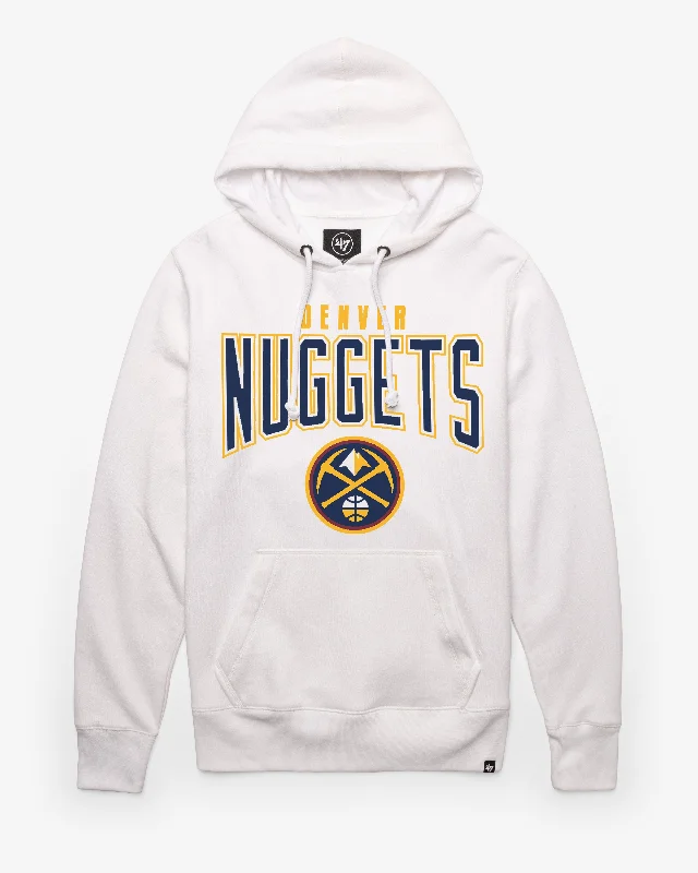 Graphic print men sweatshirt with cool designs DENVER NUGGETS TEAM ELEMENTS ARCH '47 HEADLINE HOOD