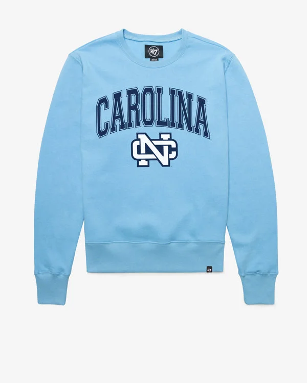 Fleece - lined men sweatshirt for extra warmth in winter NORTH CAROLINA TAR HEELS UNC V TALK UP '47 HEADLINE CREW
