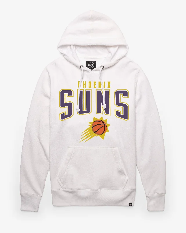 Slim - fit men sweatshirt to show off your physique PHOENIX SUNS TEAM ELEMENTS ARCH '47 HEADLINE HOOD