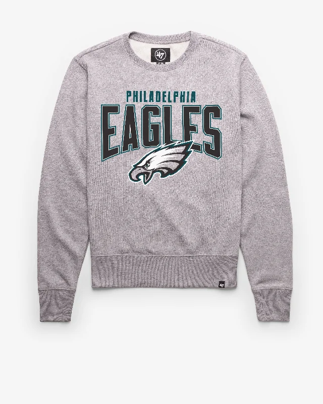 Thermal men sweatshirt for cold - weather activities PHILADELPHIA EAGLES TEAM ELEMENTS ARCH '47 HEADLINE CREW