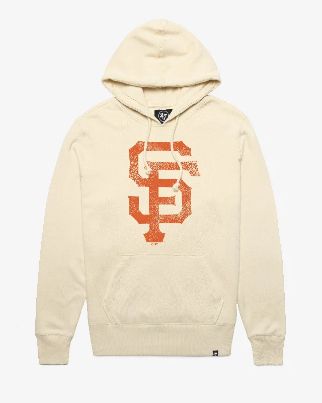 Retro - style men sweatshirt inspired by the 80s SAN FRANCISCO GIANTS D IMPRINT '47 HEADLINE HOOD