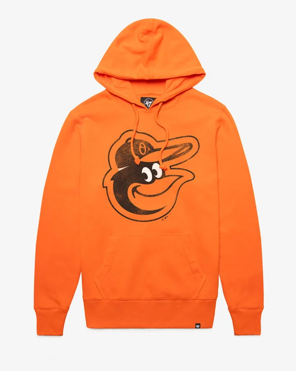 Hooded men sweatshirt with a drawstring closure BALTIMORE ORIOLES D IMPRINT '47 HEADLINE HOOD