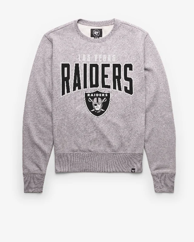 Oversized men sweatshirt for a relaxed fit LAS VEGAS RAIDERS TEAM ELEMENTS ARCH '47 HEADLINE CREW