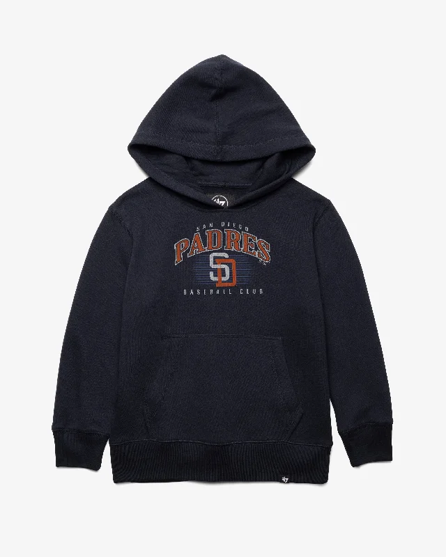 Thermal men sweatshirt for cold - weather activities SAN DIEGO PADRES COOPERSTOWN DOUBLE HEADER '47 HEADLINE HOOD KIDS