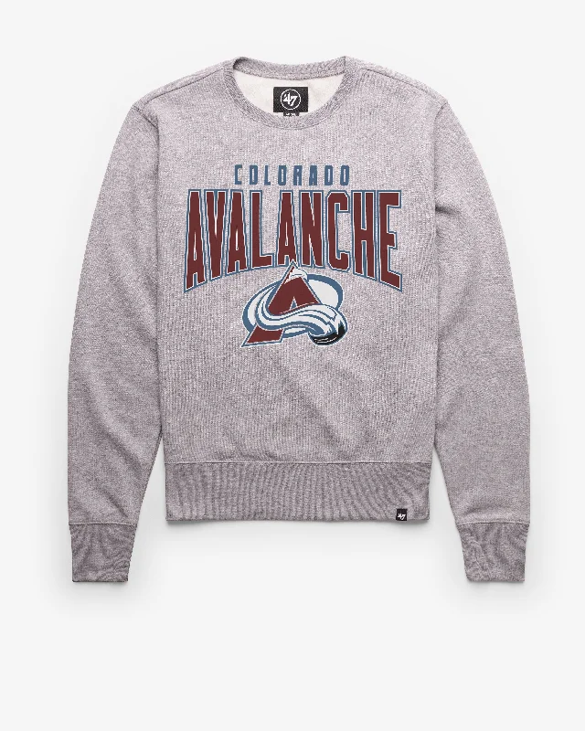 Lightweight men sweatshirt for spring and autumn COLORADO AVALANCHE TEAM ELEMENTS ARCH '47 HEADLINE CREW