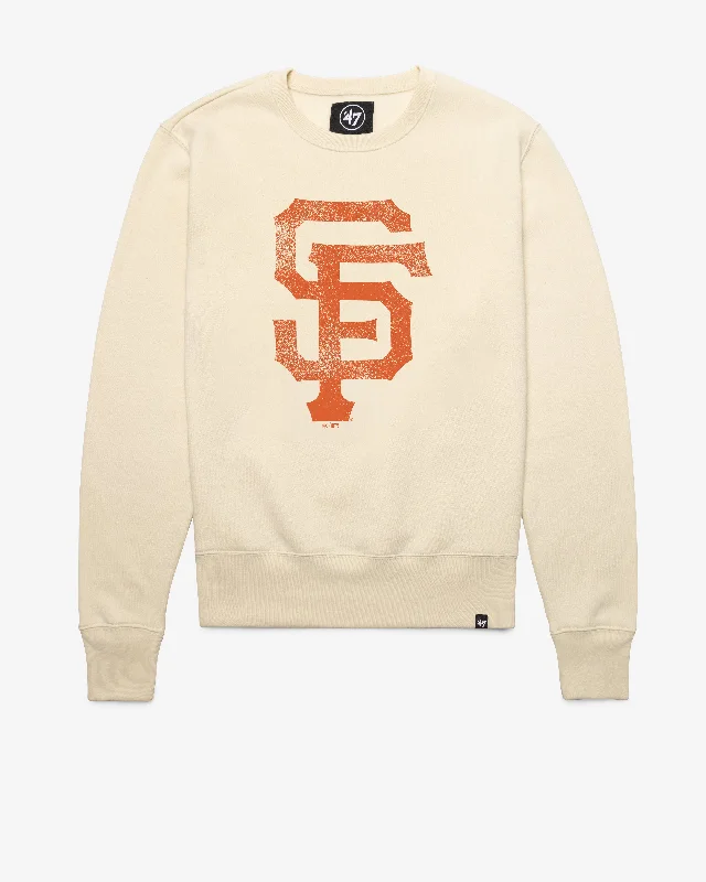 V - neck men sweatshirt for a unique look SAN FRANCISCO GIANTS D IMPRINT '47 HEADLINE CREW