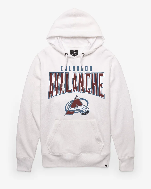 Graphic print men sweatshirt with cool designs COLORADO AVALANCHE TEAM ELEMENTS ARCH '47 HEADLINE HOOD