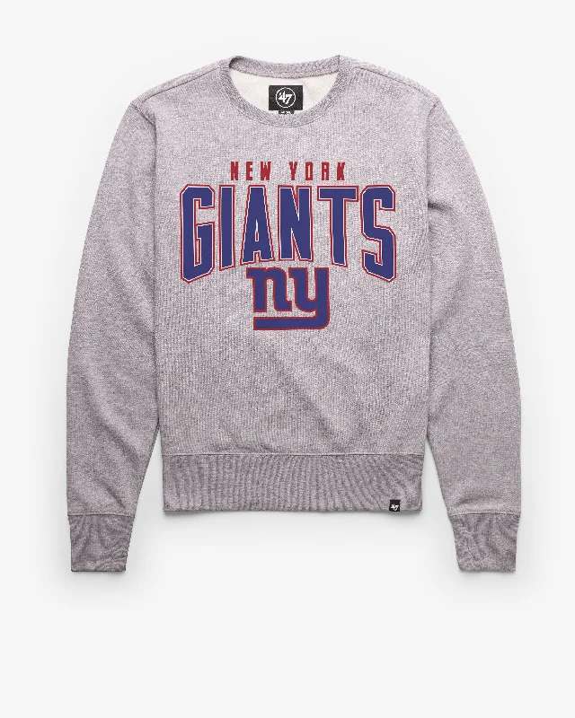 Slim - fit men sweatshirt to show off your physique NEW YORK GIANTS TEAM ELEMENTS ARCH '47 HEADLINE CREW
