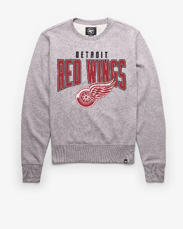 Thermal men sweatshirt for cold - weather activities DETROIT RED WINGS TEAM ELEMENTS ARCH '47 HEADLINE CREW