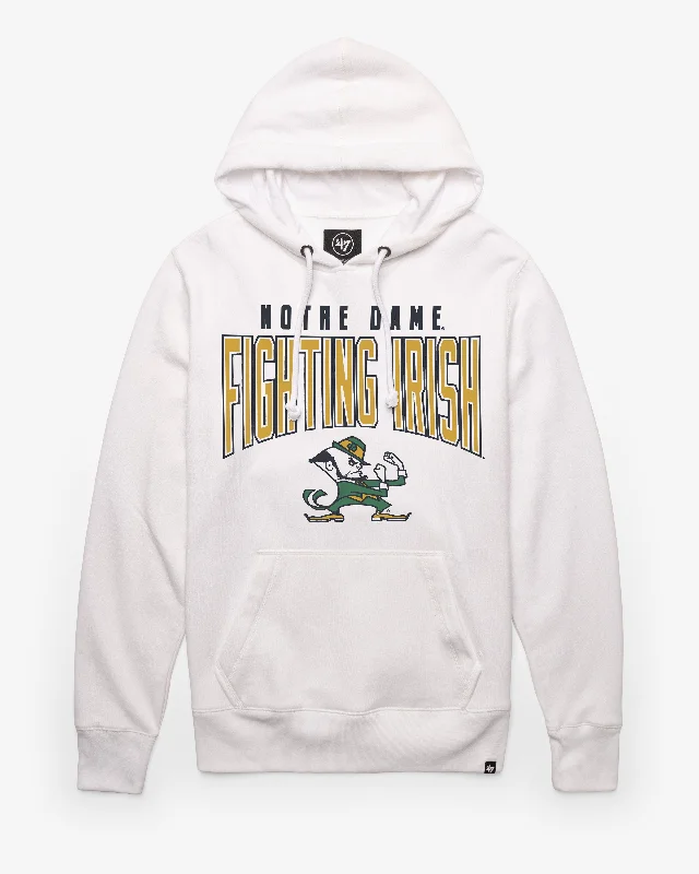 Men sweatshirt with a high - neck for added style NOTRE DAME FIGHTING IRISH TEAM ELEMENTS '47 ARCH HEADLINE HOOD
