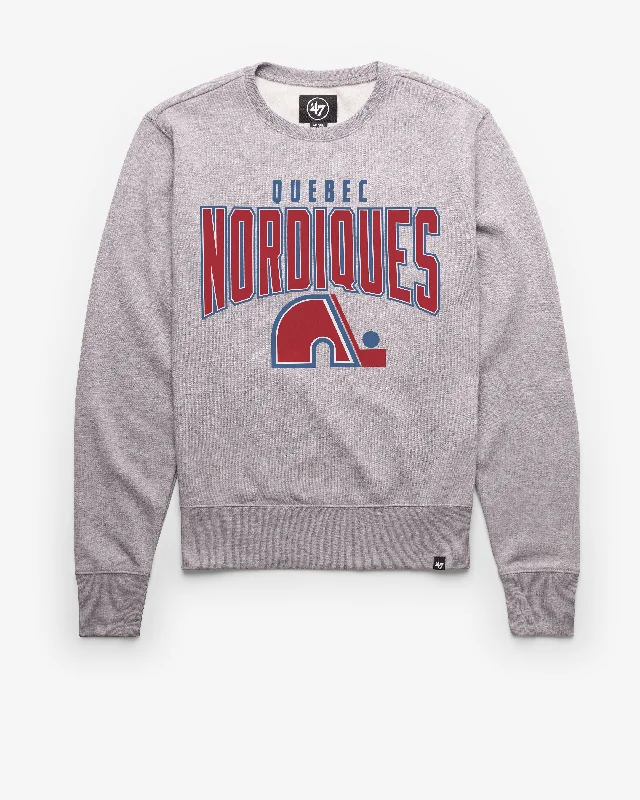 Lightweight men sweatshirt for spring and autumn QUEBEC NORDIQUES VINTAGE TEAM ELEMENTS ARCH '47 HEADLINE CREW