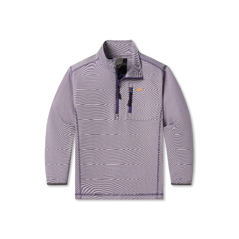 Youth Endzone Stripe Performance Pullover