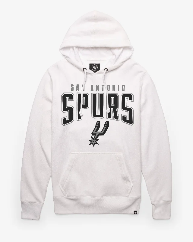 Men sweatshirt for outdoor adventures like hiking SAN ANTONIO SPURS TEAM ELEMENTS ARCH '47 HEADLINE HOOD