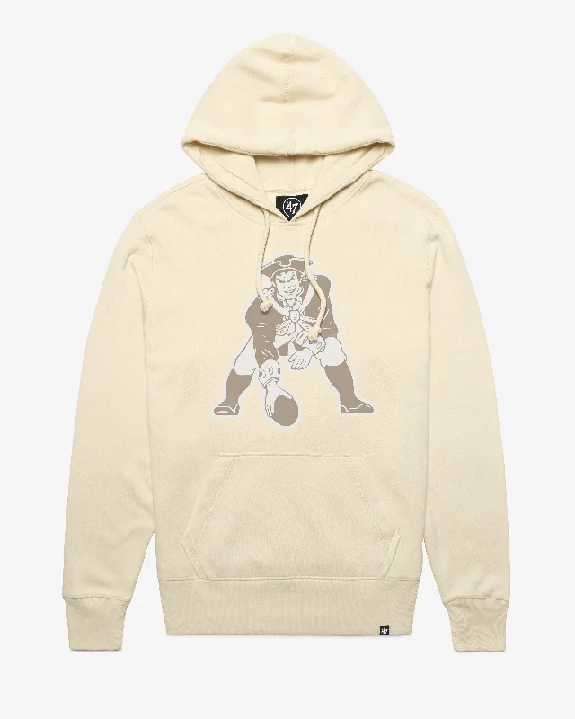 Oversized men sweatshirt for a relaxed fit NEW ENGLAND PATRIOTS HISTORIC IMPRINT '47 HEADLINE HOOD
