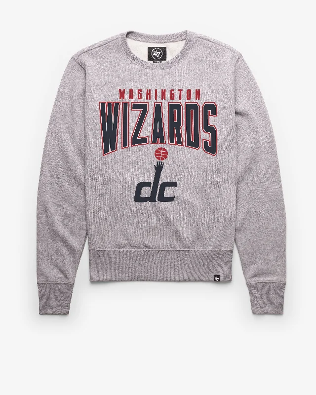 Thermal men sweatshirt for cold - weather activities WASHINGTON WIZARDS TEAM ELEMENTS ARCH '47 HEADLINE CREW