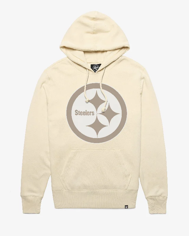 Organic cotton men sweatshirt for eco - conscious buyers PITTSBURGH STEELERS IMPRINT '47 HEADLINE HOOD